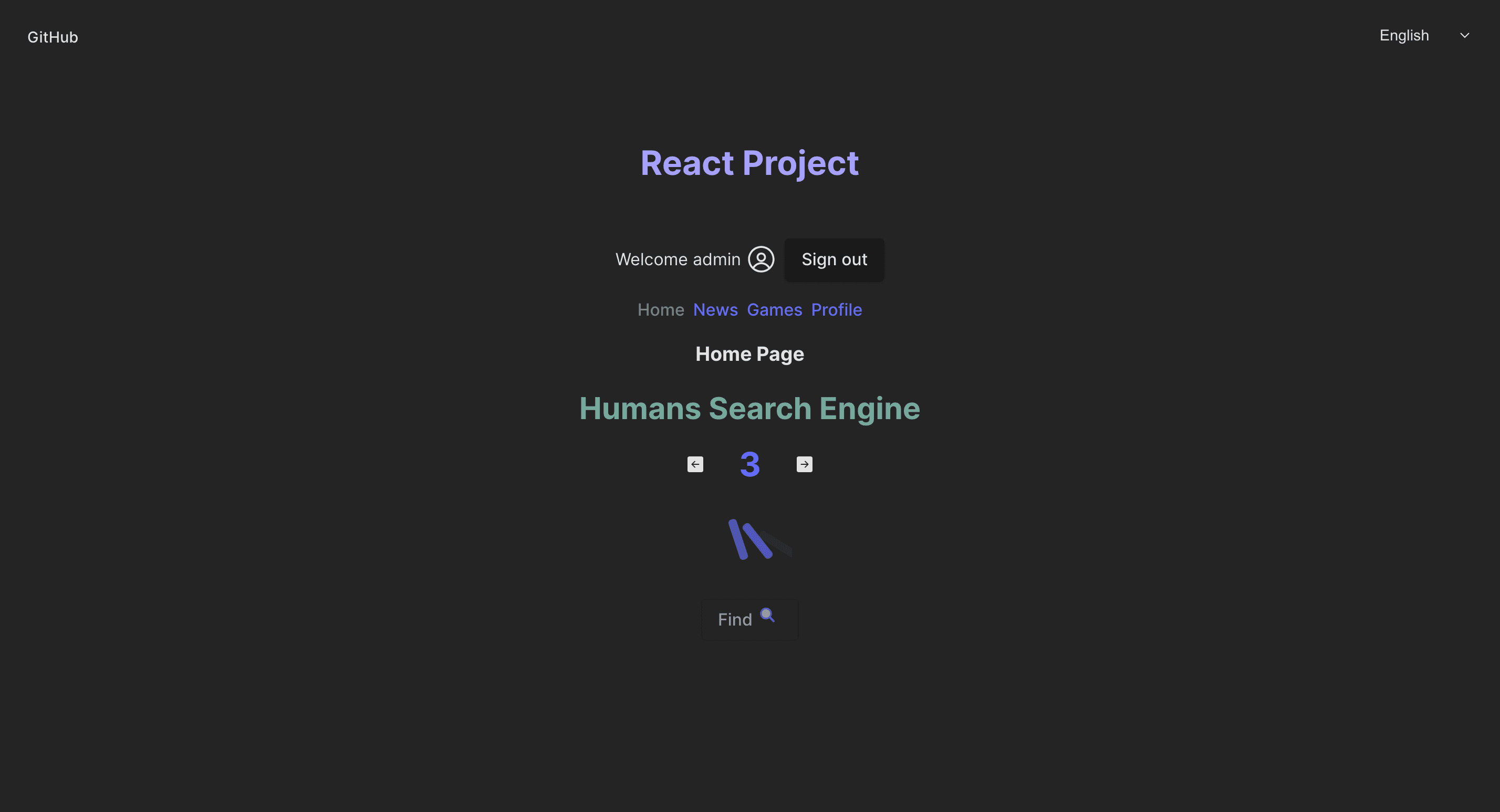 React Project project preview